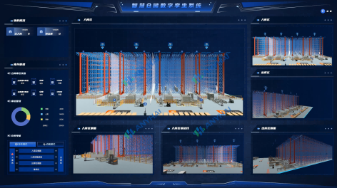 湖南某光伏產(chǎn)品生產(chǎn)企業(yè)立體庫數(shù)字孿生平臺